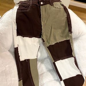 Patchwork Pants